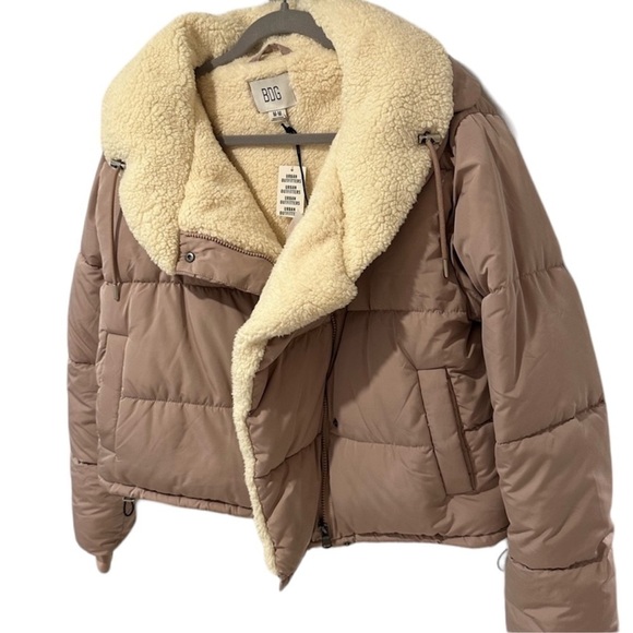 BDG Urban Outfitters Wool Lined Down Puffer Jacket - Picture 6 of 9